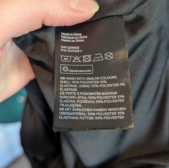 H&M Womens Minidress Small Black Bodycon Lined Ruched Sexy Evening Dress NWOT - Picture 2 of 3